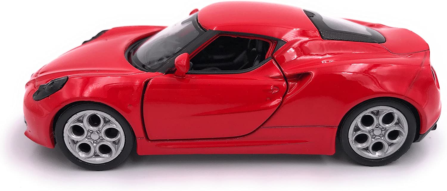 Welly Alfa 4C Červená 1:34-39