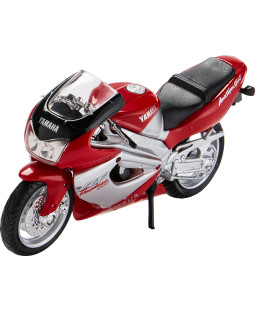 Welly Yamaha 2001 YZF 1000 R Thunderace červená 1:18