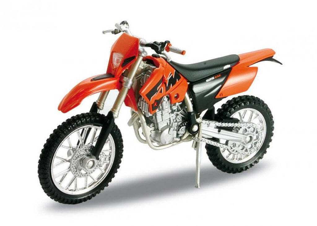 Welly KTM 525 EXC oranžová 1:18