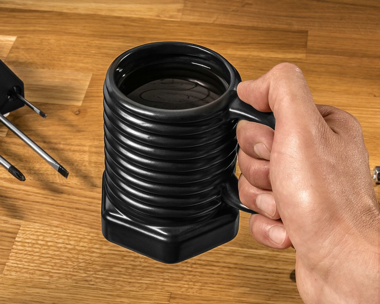 Šroubovací hrnek, 390 ml.
