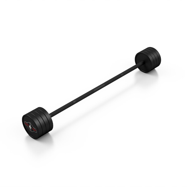 Rovná, obouruční činka MARBO MW-SG-35, 35 kg, černá