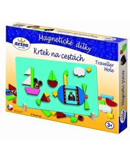 Magnetické puzzle Krtek na cestách - Detoa