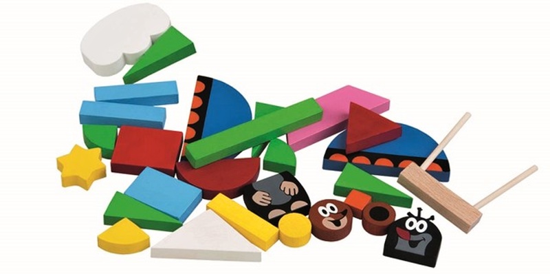 Detoa Magnetické puzzle Krtek na cestách