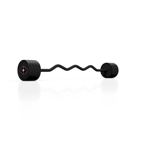 Lomená, obouruční činka MARBO MW-SG-35-L, 35 kg, černá