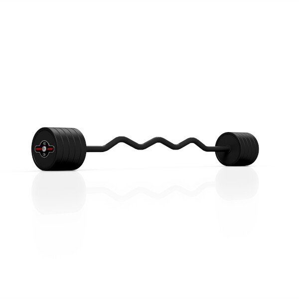 Lomená, obouruční činka MARBO MW-SG-40-L, 40 kg, černá