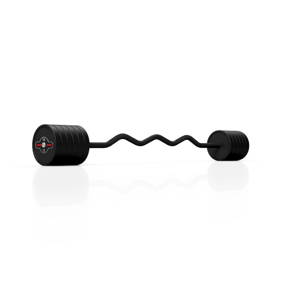 Lomená, obouruční činka MARBO MW-SG-50-L, 50 kg, černá