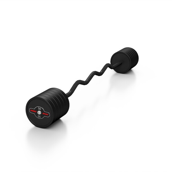 Lomená, obouruční činka MARBO MW-SG-50-L, 50 kg, černá
