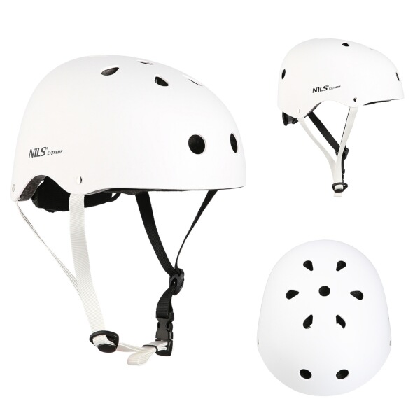 Helma NILS Extreme MTW001 bílá vel.M (55-58cm)