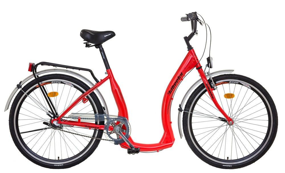 LIBERTY Městské jízdní kolo COMFY 1spd. 26" 2022 červené