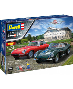 Revell Gift-Set auta 05667 - 100 Years Jaguar (1:24)