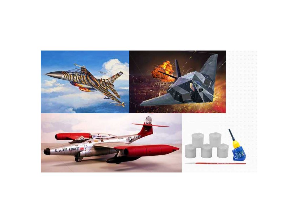 Revell Gift-Set letadlo 05670 - US Air Force 75th Anniversary (1:72)