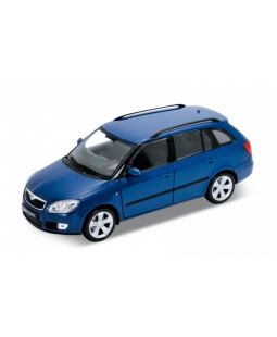  Welly Škoda Fabia Combi Modrá ( 2009 ) 1/24