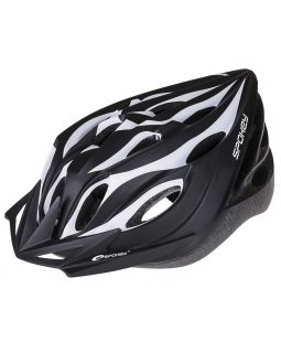 Cyklistická helma Gardenero ( 58 - 60 cm ), černo - bílá