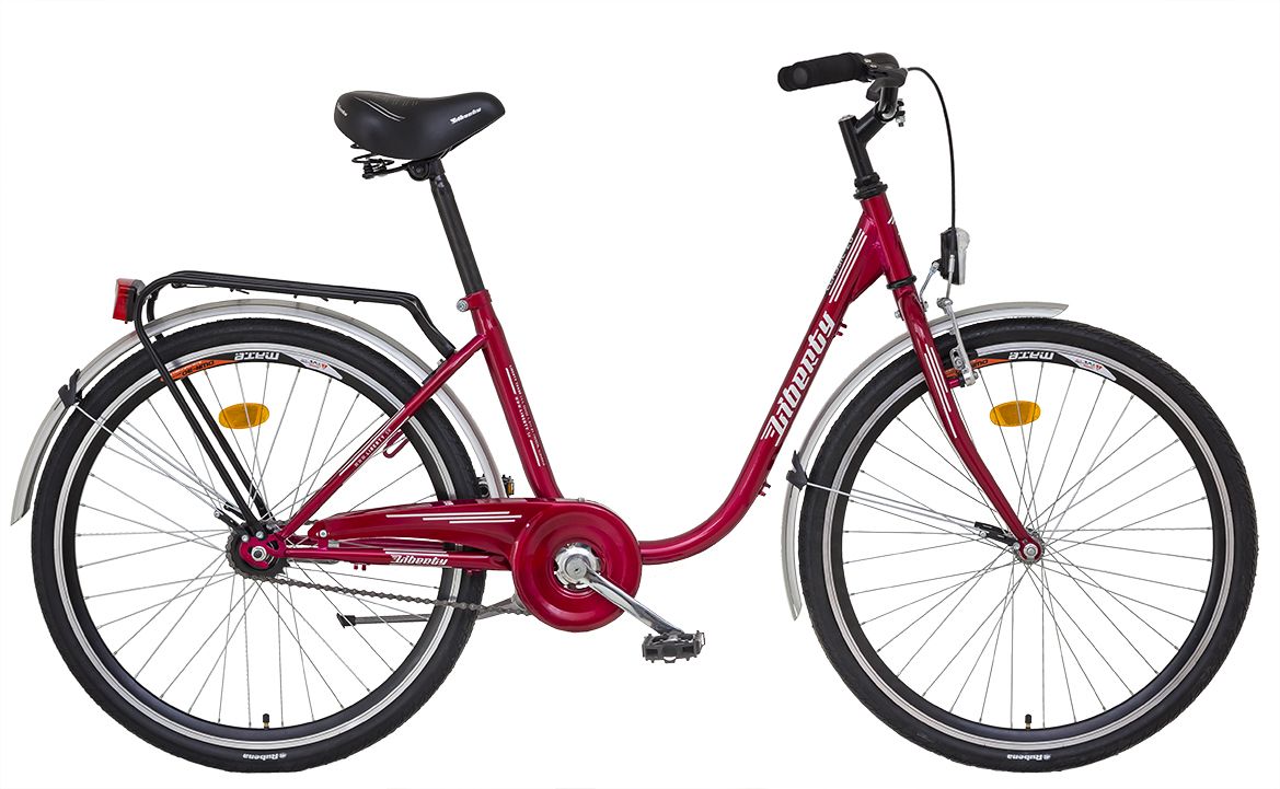 LIBERTY Městské jízdní kolo CLASSIC 3spd. 26" 2022 červené