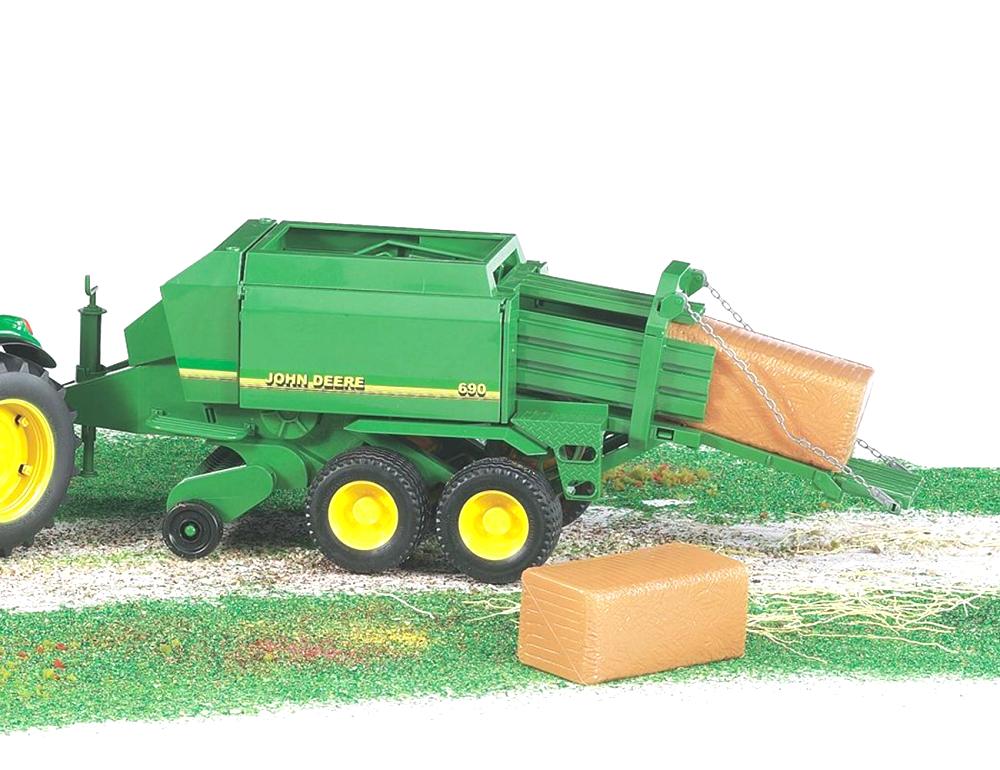 Bruder 2017 Balíkovač sena hranaté John Deere