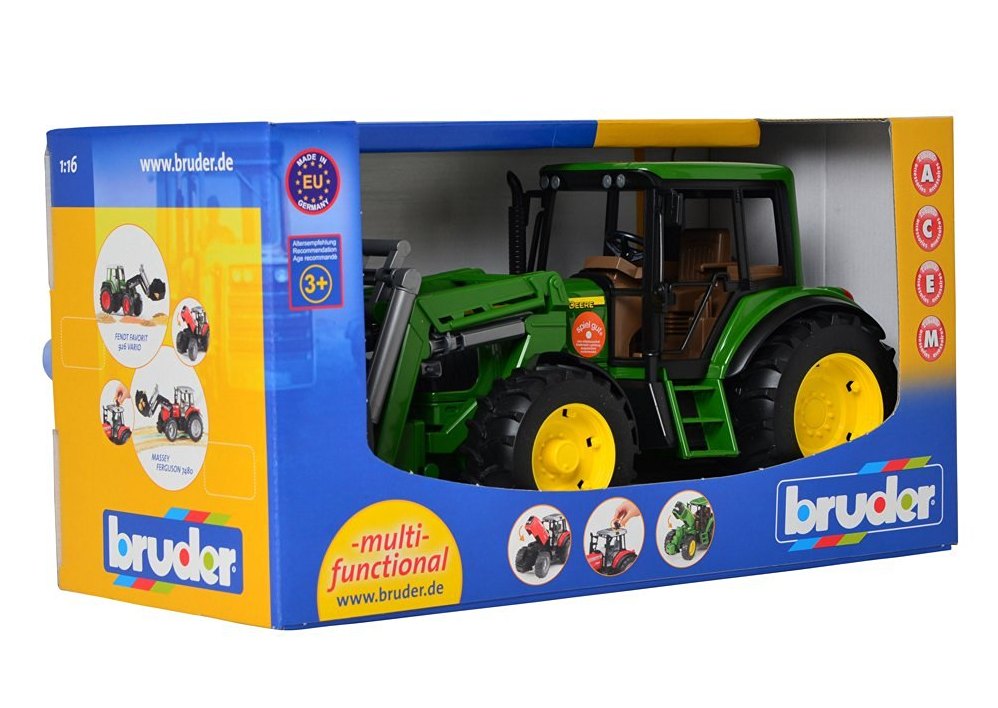 Bruder 2052 Zelený traktor John Deere 6920 s přední lžící