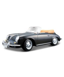 Bburago - Porsche 356B Cabrio (1961) Černé 1/24