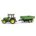 Bruder 2108 Traktor John Deere 5115M a vlečkou