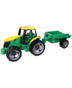 Lena Traktor s přívěsem zelený