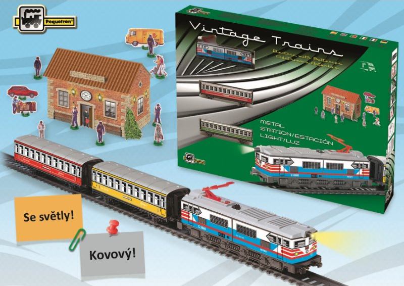 Pequetren 302 OSOBNÍ VLAK se stanicí
