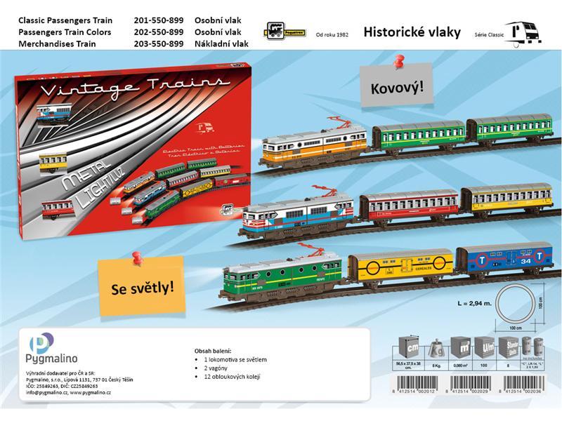 Pequetren 203 Historický nákladní vlak na baterie