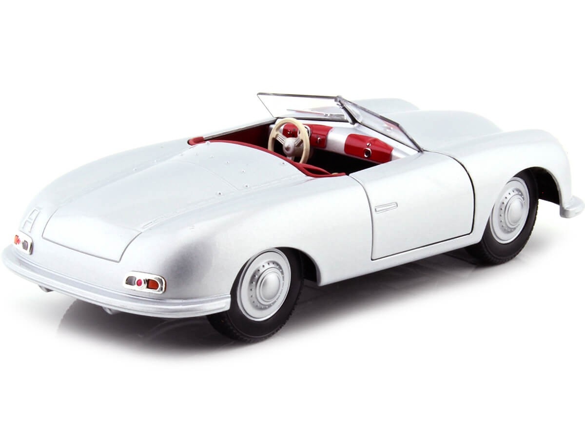 Welly Porsche 356 No.1 Roadster 1948 stříbrné 1:24