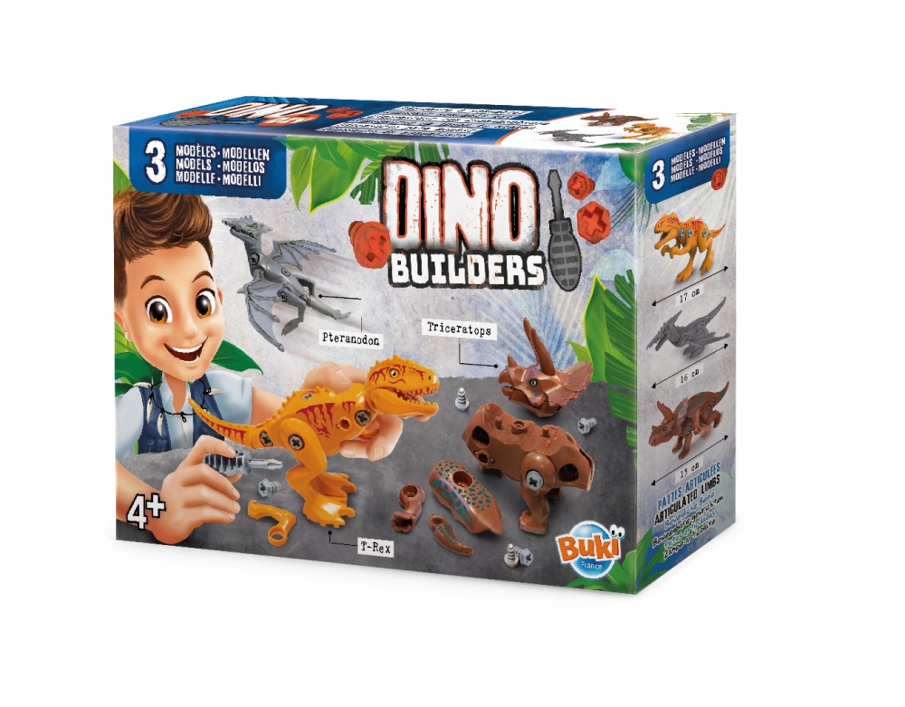 BUKI DinoBuilders - stavebnice dinosaurů