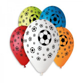 Nafukovací balonky fotbal průměr 30cm, 5ks