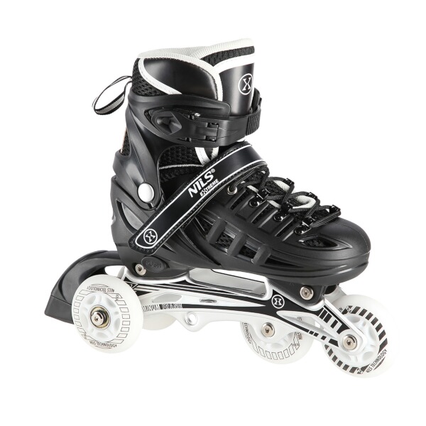 Kolečkové Brusle NILS Extreme NH10905.2 4v1 černé vel. M (35-38)