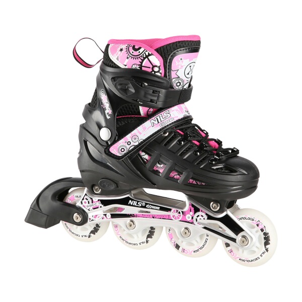 Kolečkové brusle NILS Extreme NH10905.2 4v1 růžové vel.M (35-38)