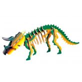 Dřevěné 3D puzzle - skládačka Triceratops JC001