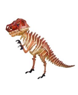 Dřevěné 3D puzzle - skládačka Tyranosaurus T-Rex JC014