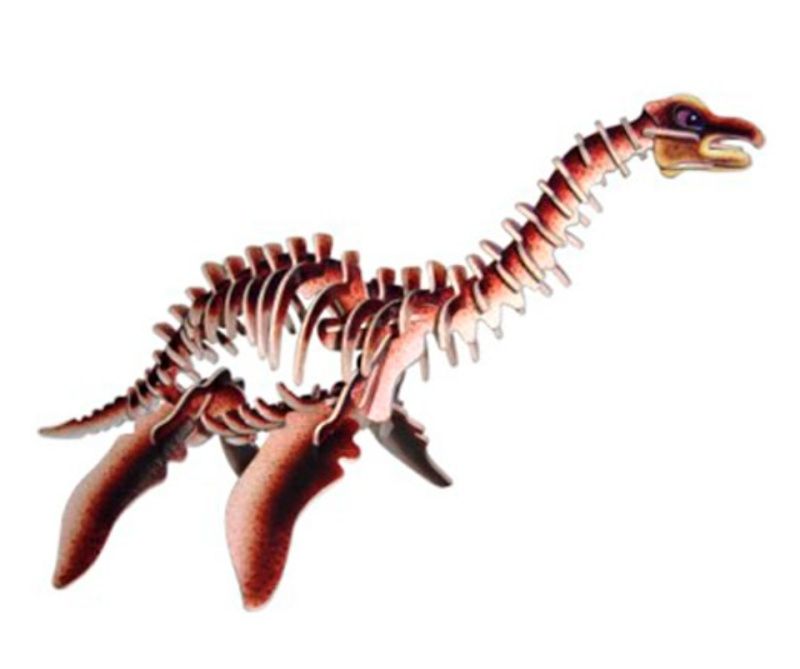 Woodcraft dřevěné 3D puzzle - skládačka Plesiosaurus JC010