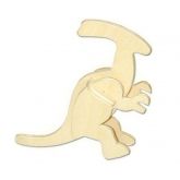 Dřevěné 3D puzzle - skládačka Parasaurolophus MA1042