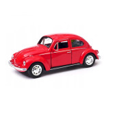 Welly Volkswagen Beetle Hard Top, Červený 1:34-39