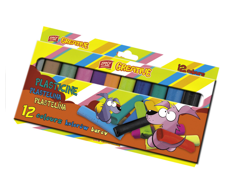 Easy Creative plastelina 12 barev