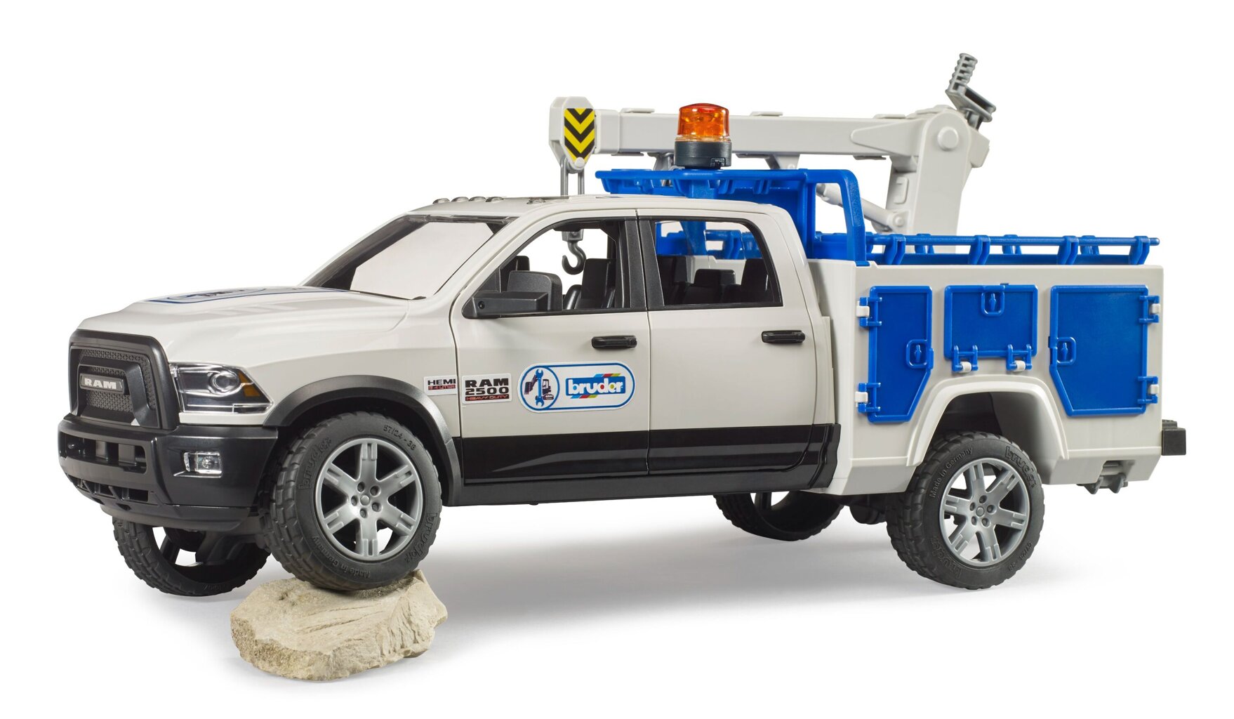 Bruder 2509 RAM 2500 Servisní vůz s otočným majákem