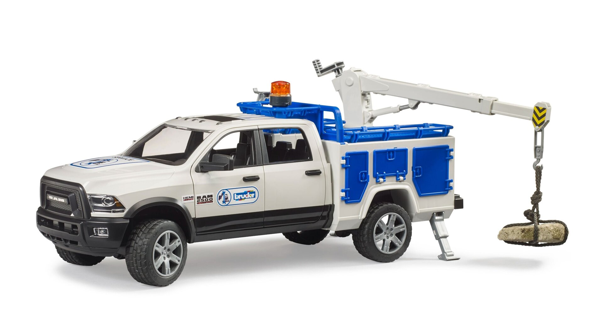 Bruder 2509 RAM 2500 Servisní vůz s otočným majákem