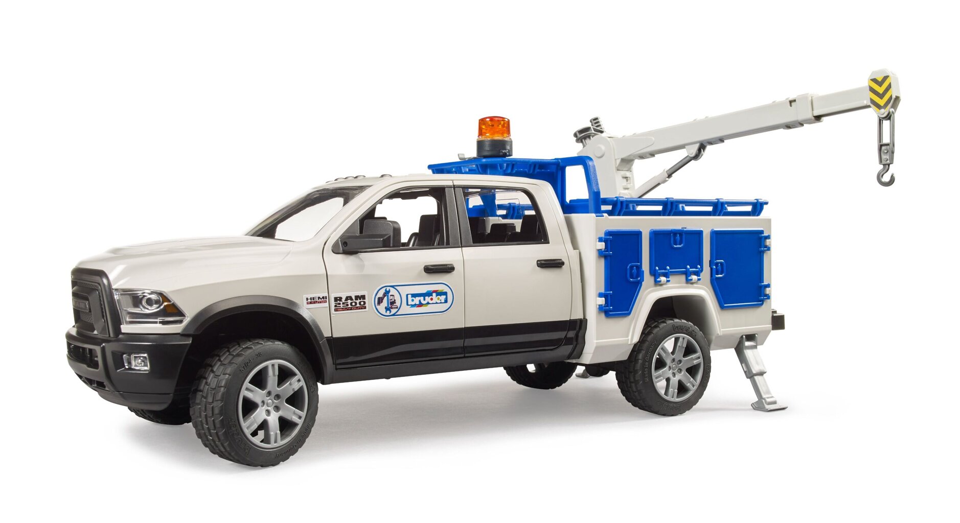Bruder 2509 RAM 2500 Servisní vůz s otočným majákem