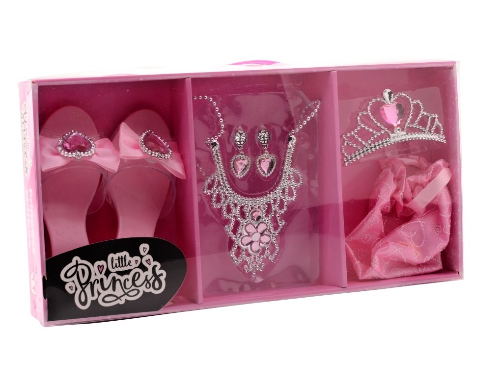 Dětský set pro princeznu - Růžová sada
