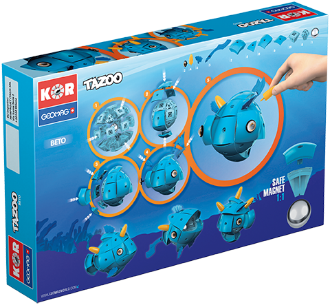 Geomag KOR TAZOO Beto 68 dílků