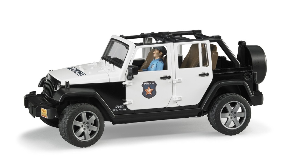 Bruder 2526 Jeep Wrangler Rubicon Policie s policistou
