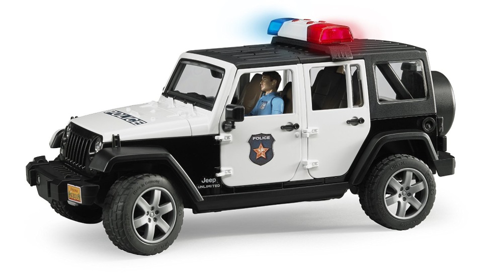 Bruder 2526 Jeep Wrangler Rubicon Policie s policistou