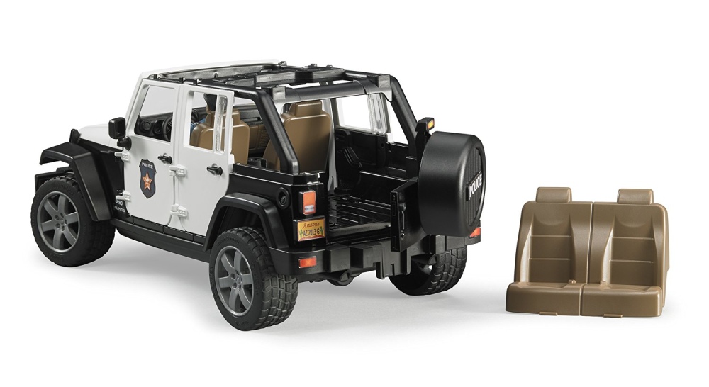 Bruder 2526 Jeep Wrangler Rubicon Policie s policistou