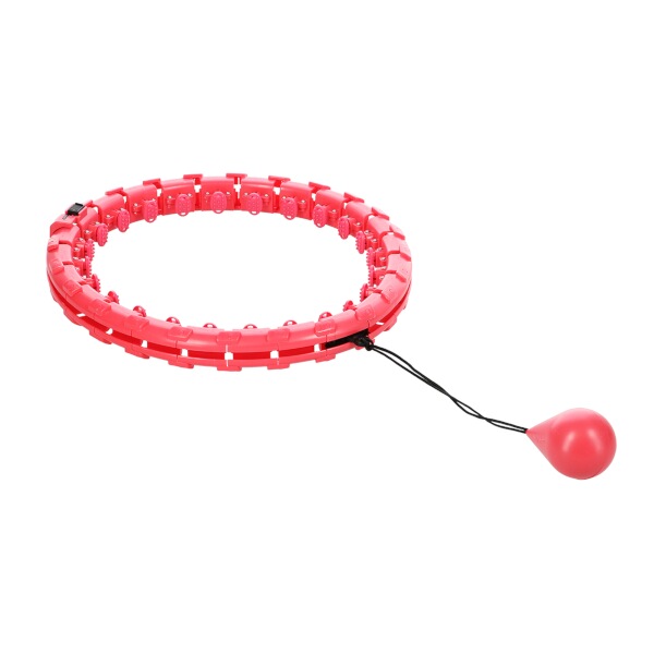 Masážní hula hoop Home FH01 se závažím červená