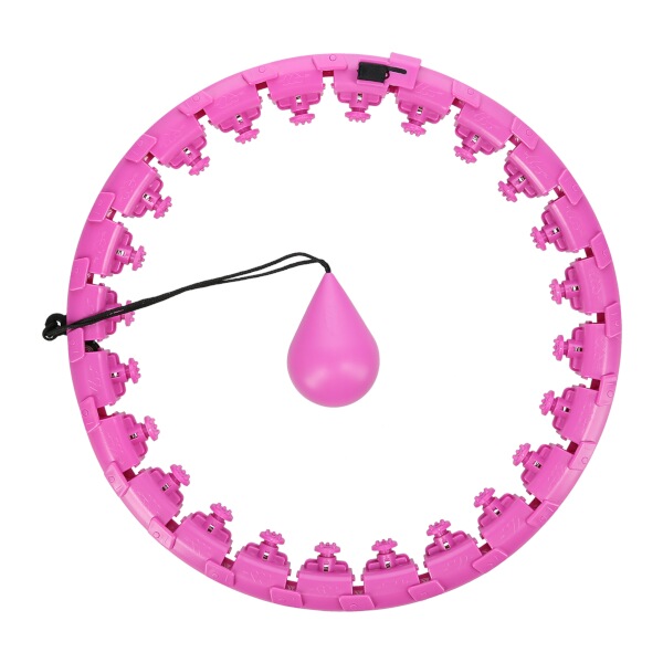 Masážní hula hoop Home FH01 se závažím, fialová