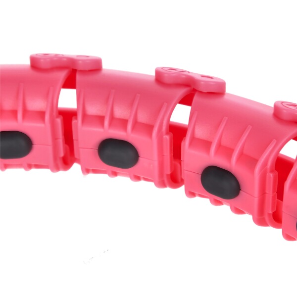 Masážní hula hoop Home FH03 se závažím a počítadlem růžová