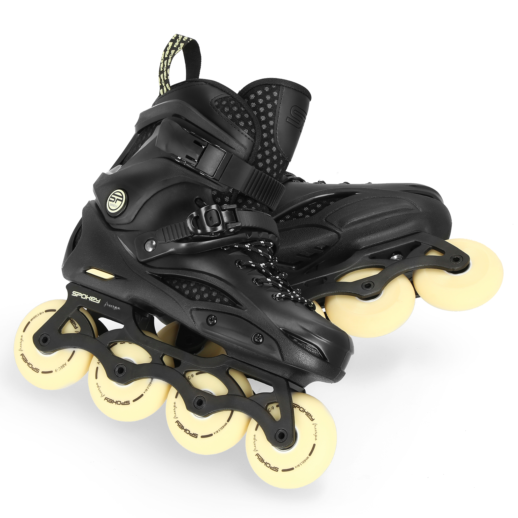 Spokey FREESPO Freeskate kolečkové brusle, černé, vel. 40-41