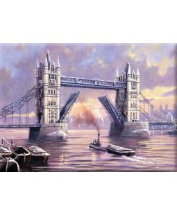 Malování podle čísel - Tower Bridge, 40 x 30 cm