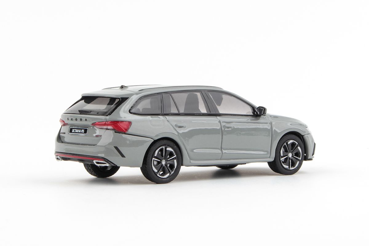 Abrex Škoda Octavia IV Combi RS (2020) Šedá Steel Uni 1:43
